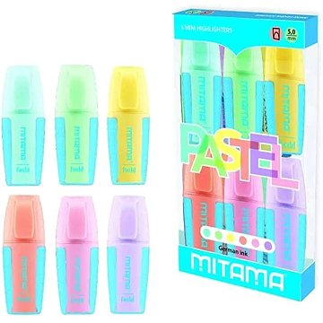 

Mitama Mini Pastel 5 mm, 6 ks