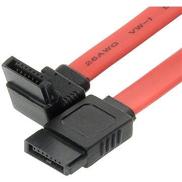 ROLINE datový k HDD SATA, 1xHDD, zahnutý, 0.5m - Datový kabel