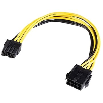 AKASA 12V ATX 8-Pin to PCIe 6+2 pin Adapter Cable