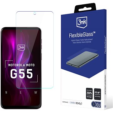 

3MK hybridní sklo FlexibleGlass pro Motorola Moto G55 5G