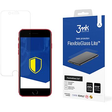 

3MK hybridní sklo FlexibleGlass Lite pro Apple iPhone SE 2020/2022