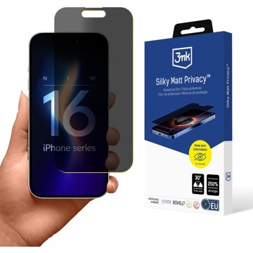 

3mk Silky Matt Privacy pro Apple iPhone 16 Pro