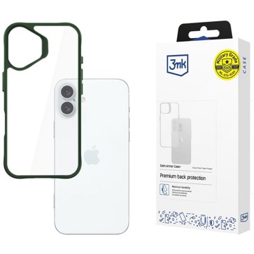 

3MK Satin Armor Case+ Green pro Apple iPhone 16 Plus
