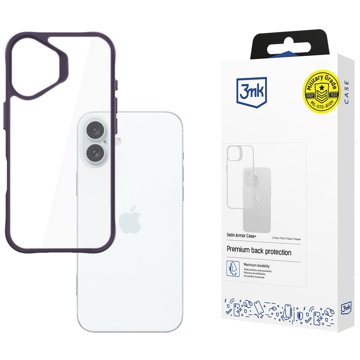 

3MK Satin Armor Case+ Purple pro Apple iPhone 16 Plus