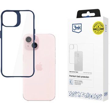 

3MK Satin Armor Case+ Blue pro Apple iPhone 15