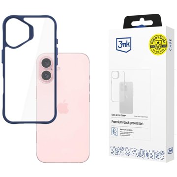 

3MK Satin Armor Case+ Blue pro Apple iPhone 16