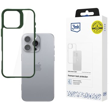

3MK Satin Armor Case+ Green pro Apple iPhone 16 Pro Max