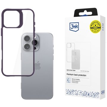 

3MK Satin Armor Case+ Purple pro Apple iPhone 16 Pro Max