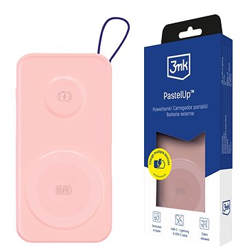 

3MK PastelUp 10.000mAh 22.5W růžová