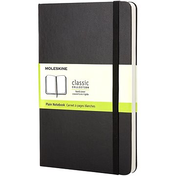 

MOLESKINE L, tvrdé desky, čistý, černý