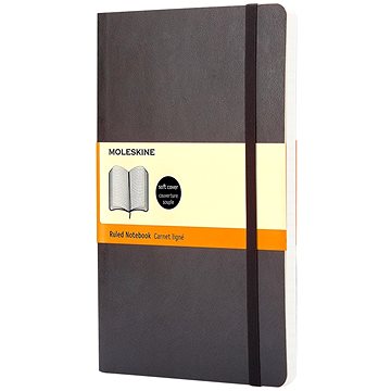 

MOLESKINE L, měkké desky, linkovaný, černý