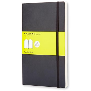 

MOLESKINE L, měkké desky, čistý, černý