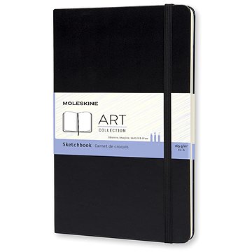 

MOLESKINE Sketchbook L, tvrdé desky, černý