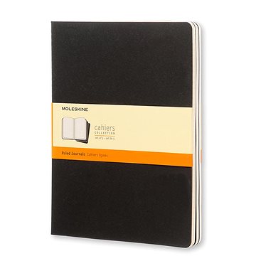 

MOLESKINE Cahier XL, černý - balení 3 ks