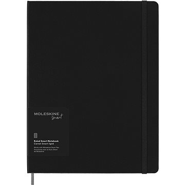 MOLESKINE Smart Writing XL, tvrdé desky, linkovaný, černý