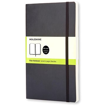 

Moleskine S, měkké desky, čistý, černý