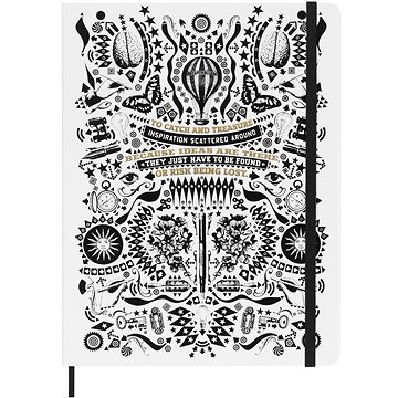 

Moleskine Lorenzo Petrantoni XL, tvrdé desky, linkovaný