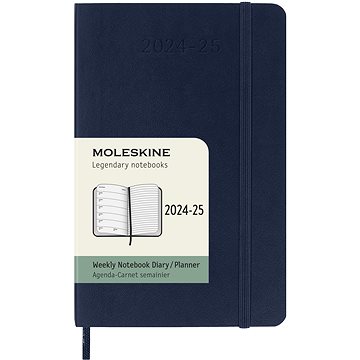 

MOLESKINE 2024-2025 S, měkké desky, modrý