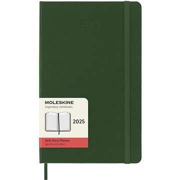 

MOLESKINE 2025 L denní, tvrdé desky, zelený