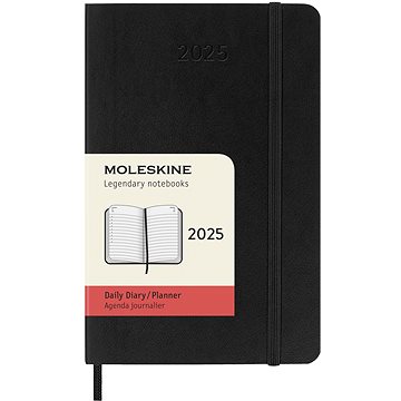 

MOLESKINE 2025 S denní, měkké desky, černý