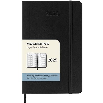 

MOLESKINE 2025 S, měkké desky, černý