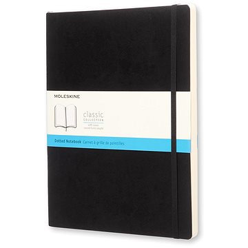 

MOLESKINE XL, měkké desky, tečkovaný, černý