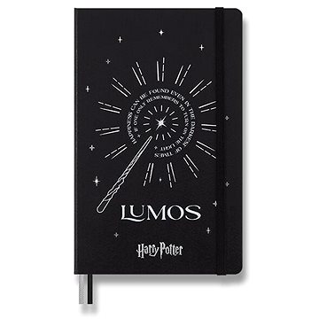 

MOLESKINE Harry Potter L, linkovaný, černý