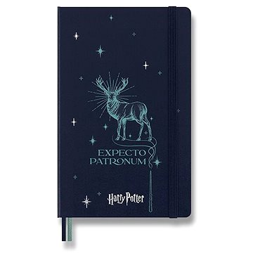 

MOLESKINE Harry Potter L, linkovaný, modrý