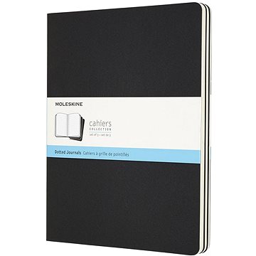 

MOLESKINE XL, tečkovaný, černý - balení 3 ks