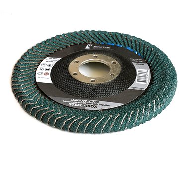 

Oboustranný lamelový brusný kotouč Molatool Zirkon 115 mm P60