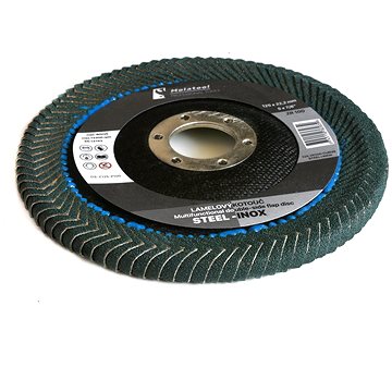 

Oboustranný lamelový brusný kotouč Molatool Zirkon 115 mm P100