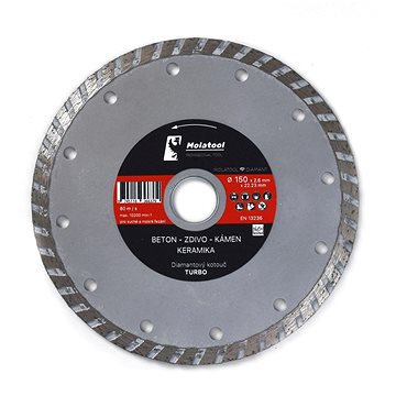 

Diamantový řezný kotouč Molatool 150 × 2,6 × 22,2 mm Turbo Profi