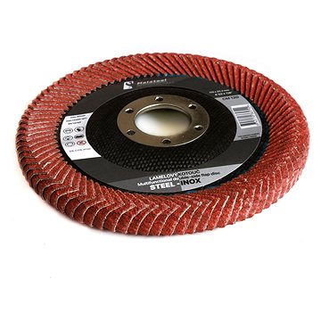 

Oboustranný lamelový brusný kotouč Molatool Keramický 115 mm P120