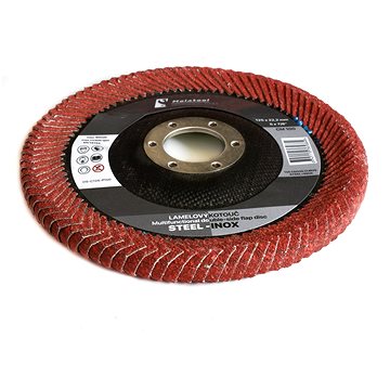 

Oboustranný lamelový brusný kotouč Molatool Keramický 125 mm P100