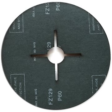 

Fíbrový brusný kotouč Molatool Zirkon 125 mm P60