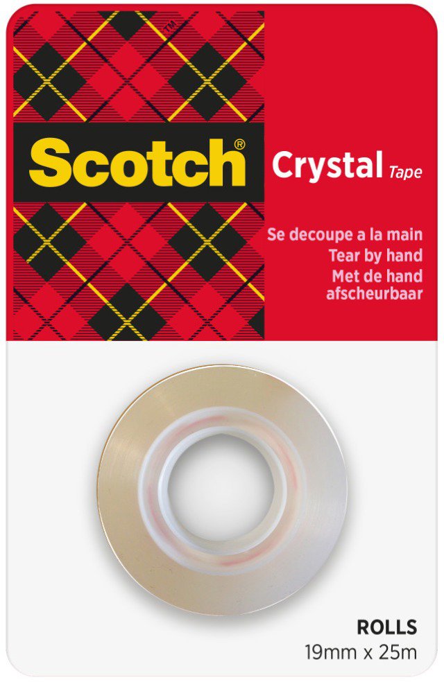 3M Scotch 19 mm × 25 m, odtržitelná rukou