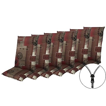 

Doppler LIVING 2930 vysoký, set 6 ks, polstry na židli a křeslo se zipem