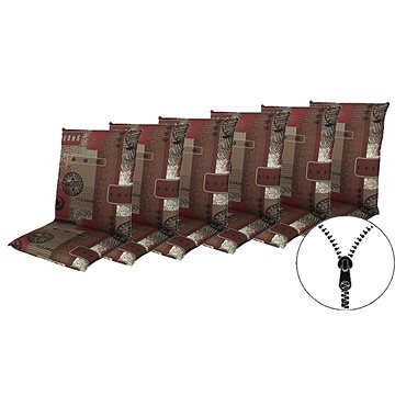 

Doppler LIVING 2930 nízký, set 6 ks, polstry na židli a křeslo se zipem