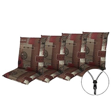 

Doppler LIVING 2930 nízký, set 4 ks, polstry na židli a křeslo se zipem