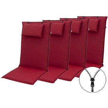 

Doppler ELEGANT 2428 vysoký, set 4 ks, polstry na židli a křeslo s podhlavníkem
