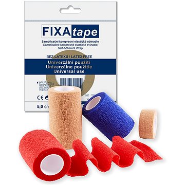 

FIXAtape STRETCH 5,0 cm × 450 cm - samofixační elastické obinadlo (mix barev)