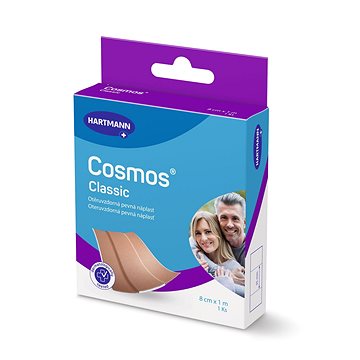

COSMOS pevná klasická náplast s polštářkem 8 cm × 1 m