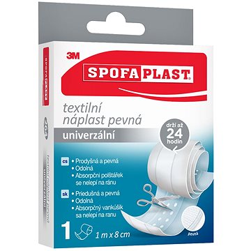 

Spofaplast 264 Pevná textilní náplast 8 cm x 1 m, 1ks