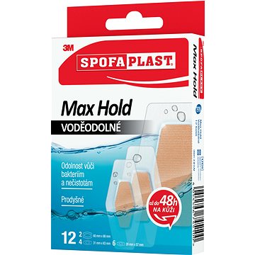 

Spofaplast Max Hold Voděodolné náplasti 191N, 12 ks