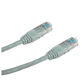 

Datacom CAT6, UTP, 0.25m šedý