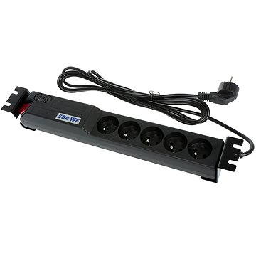 

Rozvodný panel ACAR 19" 1.5U černý