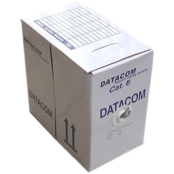 

Datacom drát, CAT6, UTP, 305m/box