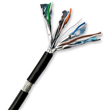 

Datacom S/FTP drát CAT7 PE, Fca 100m, plášť černý Outdoor