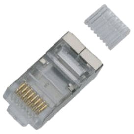 

100-pack, Datacom RJ45, CAT6, STP, 8p8c, stíněný, na drát
