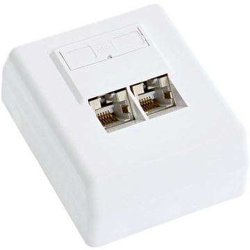 

Datacom CAT5E, STP, 2x RJ45, na omítku